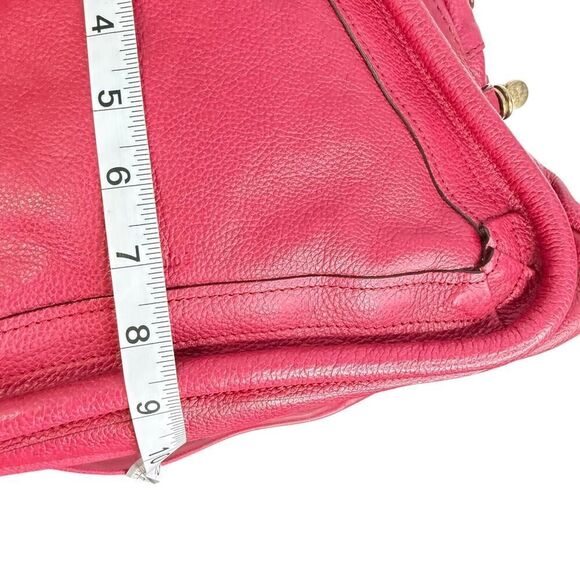 Chloé Paraty Satchel Raspberry Pink Leather Bag Gold Hardware - Picture 14 of 16